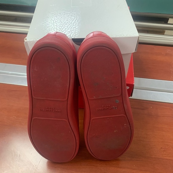 Saint laurent Red Leather Low Cut Size 14 - Picture 8 of 8